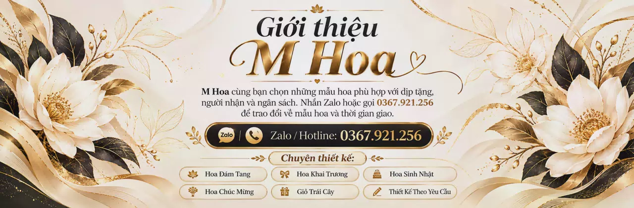 Ảnh bìa Shop hoa tươi Phường Tam Chúc Ninh Bình - Tư vấn hoa theo từng dịp